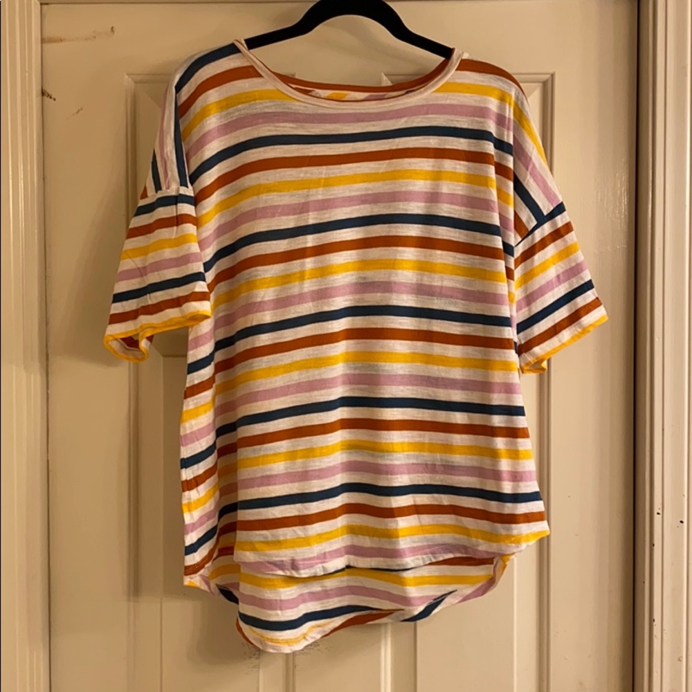 Madewell striped short sleeve T-shirt size XXL